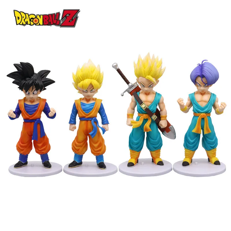 

Anime Dragon Ball Junior Trunks/son Goten Action Figure Static Collectible Model Exquisite Ornament Boxed Birthday Gift For Kids