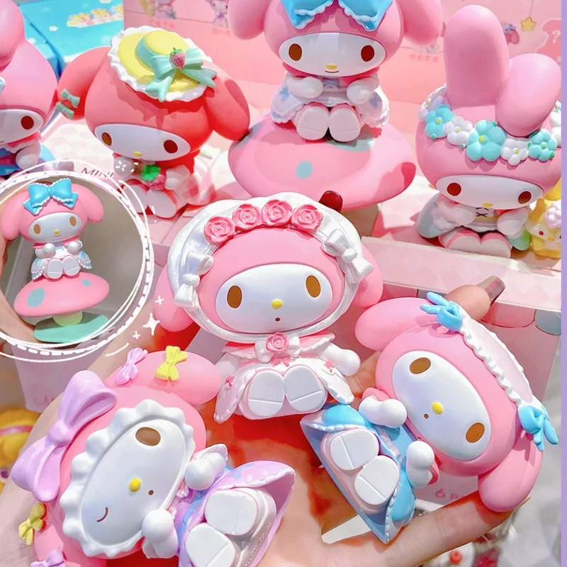 Фото Sanrio MyMelody The Mystic Tea Party Series слепая коробка аниме фигурка украшение для рабочего стола загадочная коробка детская игрушка для девочек праздник №3
