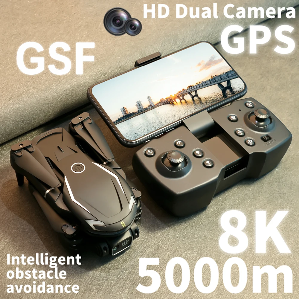 GSF V88 WIFI FPV Беспилотник широкоугольный HD 4K Камера с фиксированной высотой складной четырехвинтовой RC Вертолет Беспилотник Детские игрушки Подарки квадрокоптер с камерой дрон с камерой вертолет на радиоупр