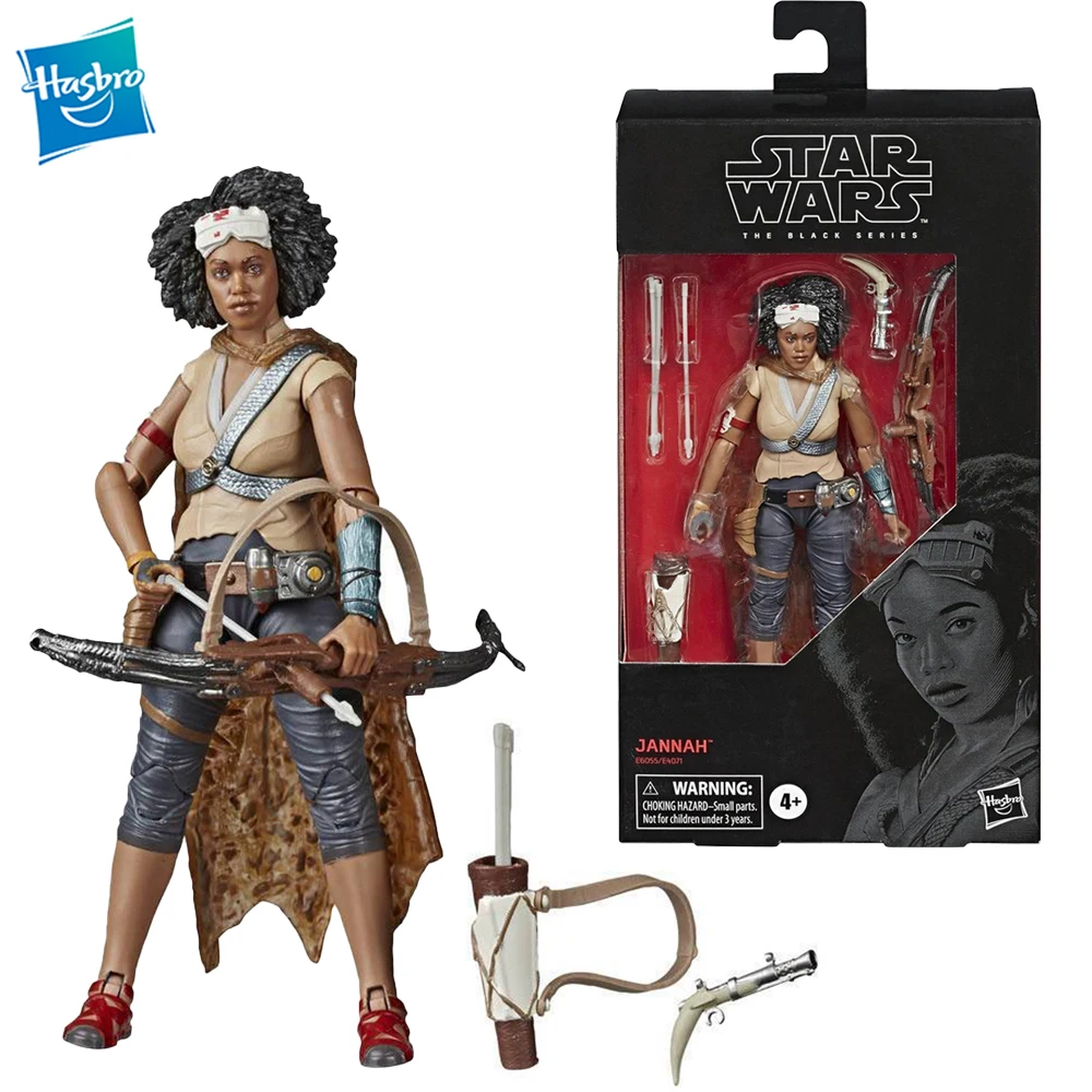 

[In-Stock] Hasbro Star Wars The Black Series Jannah 6-inch-scale Action Movie Figure Collectible Model Gift Toys E6055