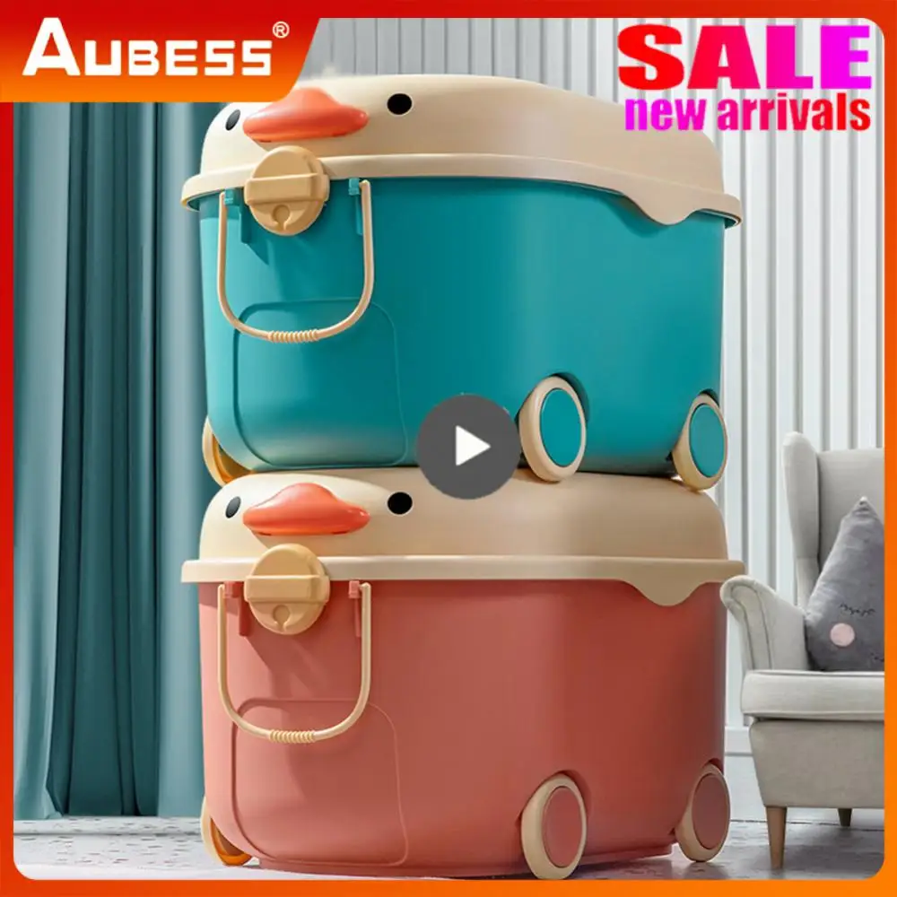 

Organizer Dustproof Baby Snacks Building Blocks Storage Hamper Large Capacity Plastic Storage Box Household Accessories