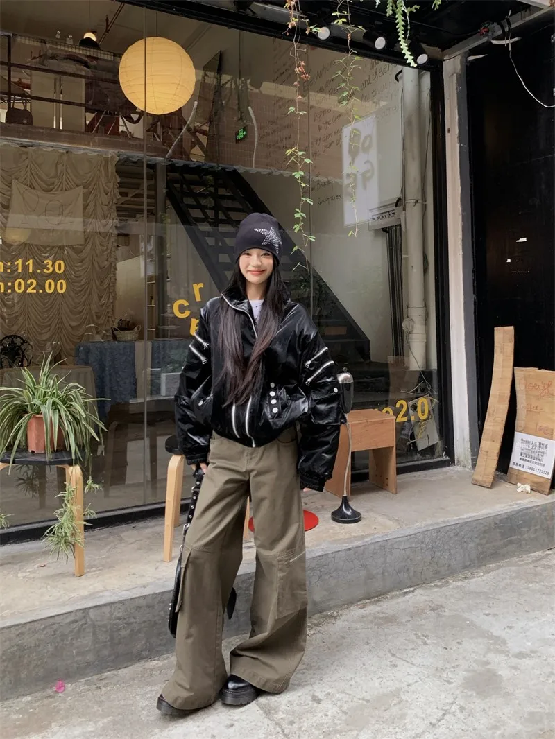 2024 новый дизайн стеганая куртка с воротником-стойкой женская зимняя шикарная