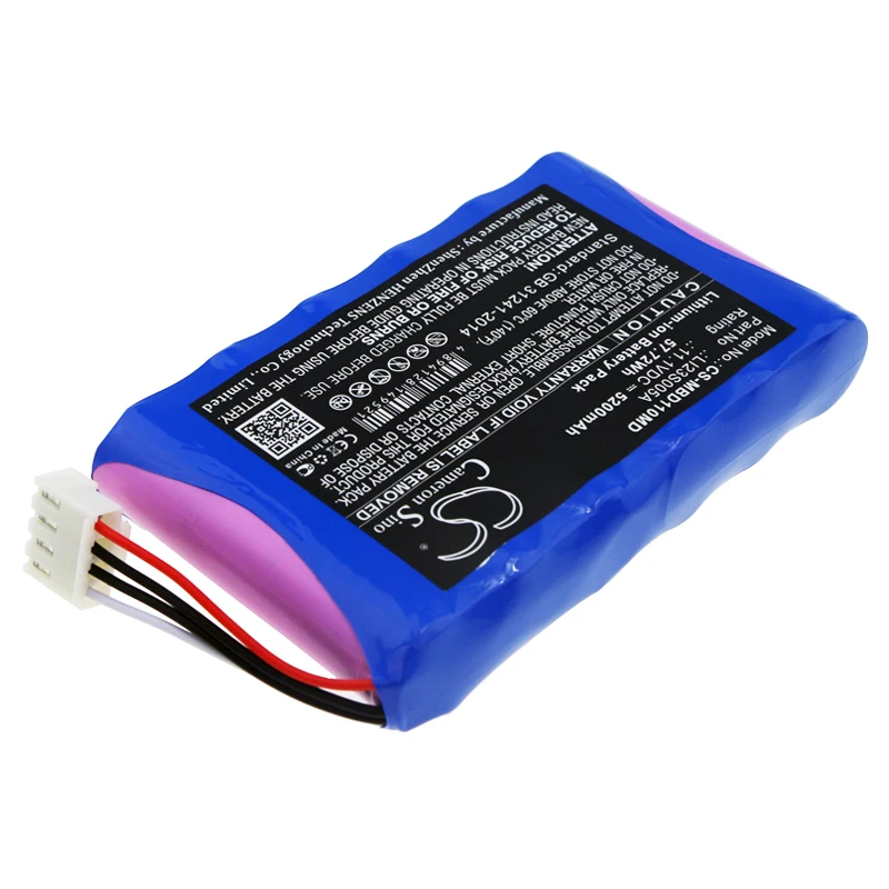 Аккумулятор CS 5200mAh / 57.72Wh для MINDRAY Umec10 LI23S005A | Электроника