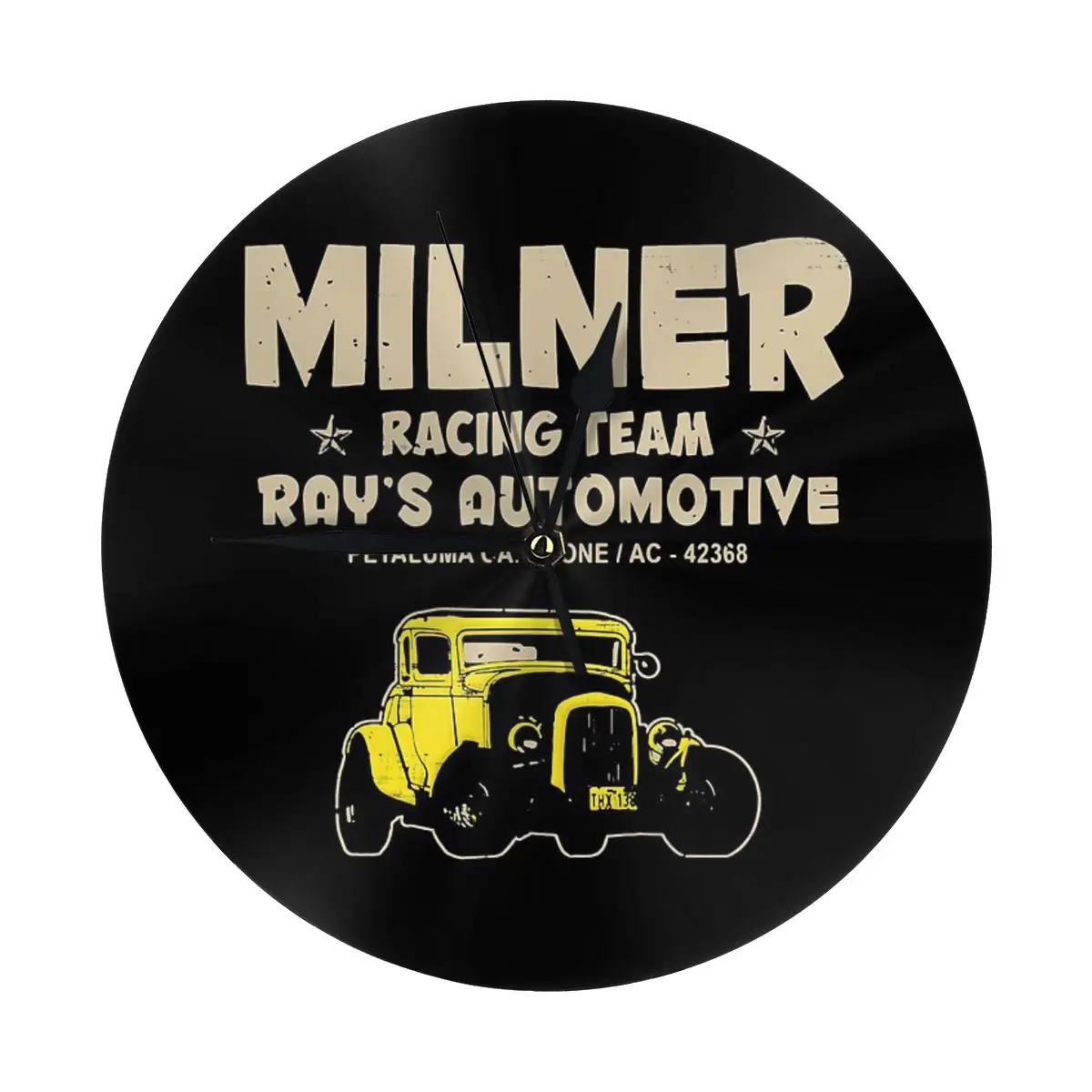 Настенные часы MILNER RACING TEAM украшение для комнаты круглое