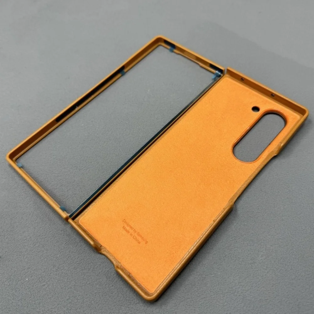 Фото Samsung Galaxy Z Fold 6fold6 5G Высококачественный экологически чистый чехол для телефона Роскошный деловой чехол для Fold 6 Защитный чехол с коробкой №4