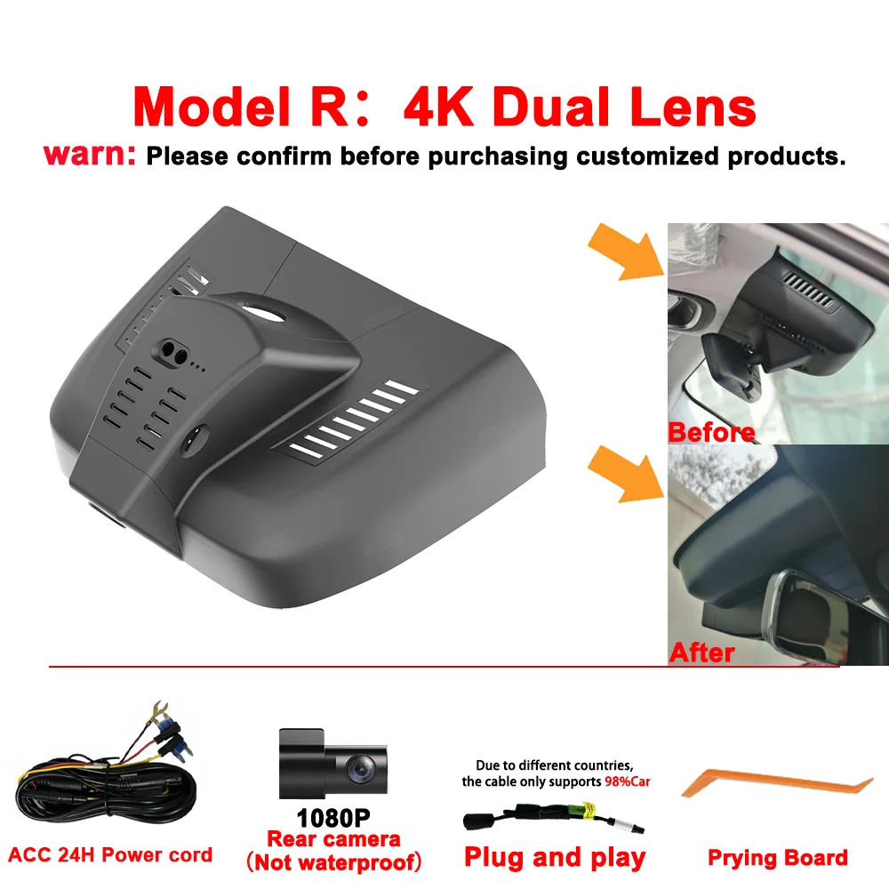 4К HD даш-камера с функцией 