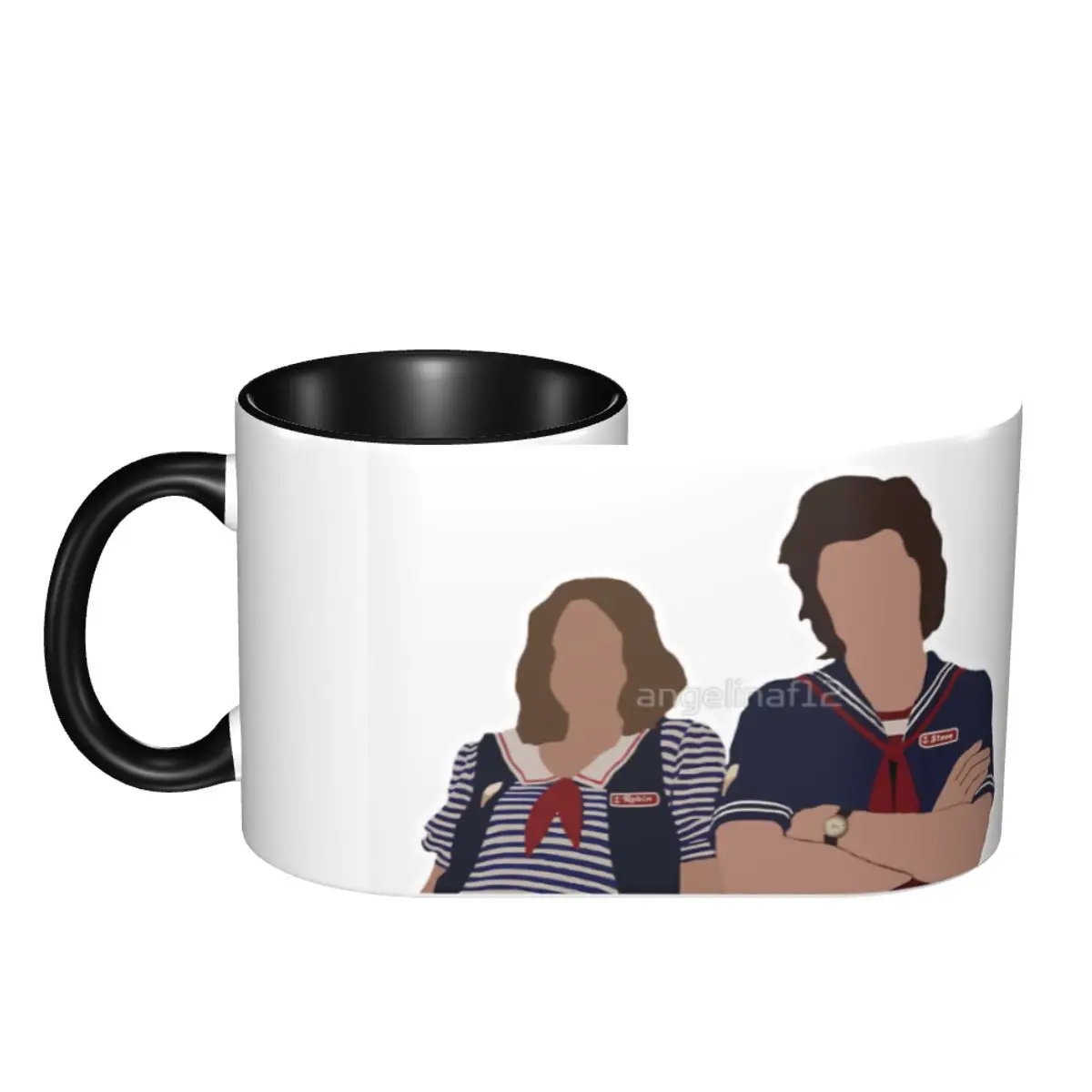

Steve And Robin Cute Cups Mugs Print Mugs Humor Graphic multi-function cups