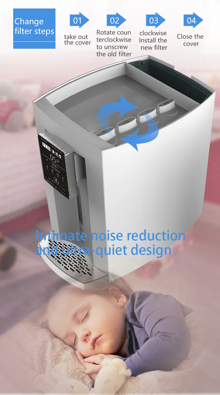 Different Temperature Control  Smart Drinking Water Dispenser Hot and Cold Water Purifier Desktop Hot Water Dispenser enlarge