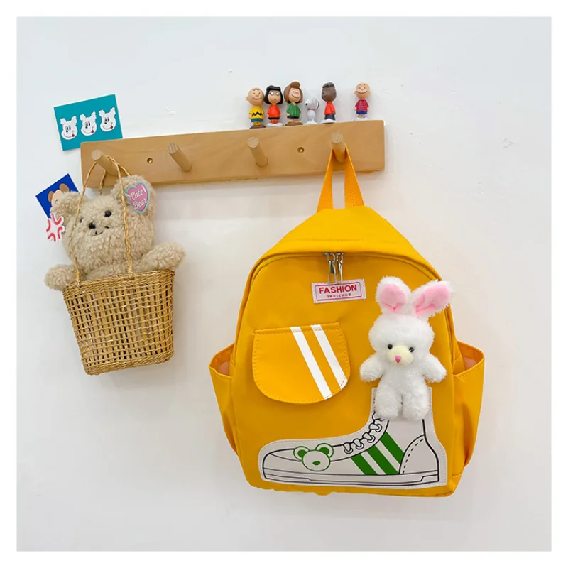 Fashion Children's Schoolbag Cartoon Lovely Rabbit Kindergarten Backpacks Preschool Schoolbag for Boys and Girls Large Capacity