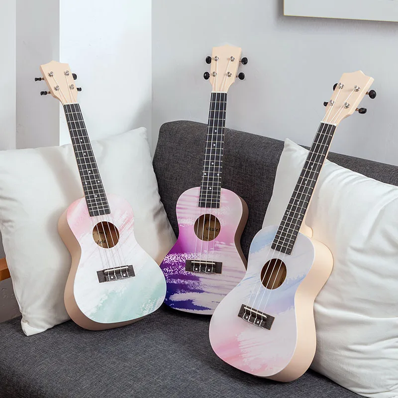 

Adults kit Ukulele High Quality Finger Picks Entertaining Beginners Carbon Fiber Ukulele Silent professional musique music