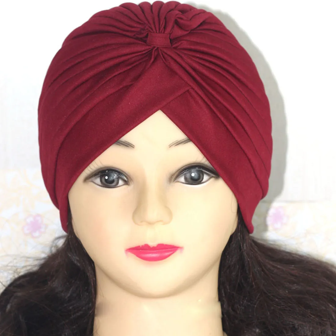

Мусульманский женский тюрбан, индийский головной платок, шапочка для сна, облегающая шапочка, головной убор, стрейчевая головная уборка