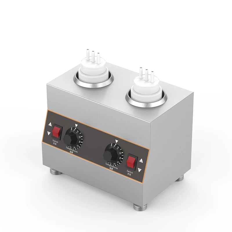 Электрическая подогревающая машина для шоколада соуса фруктов джема две бутылки