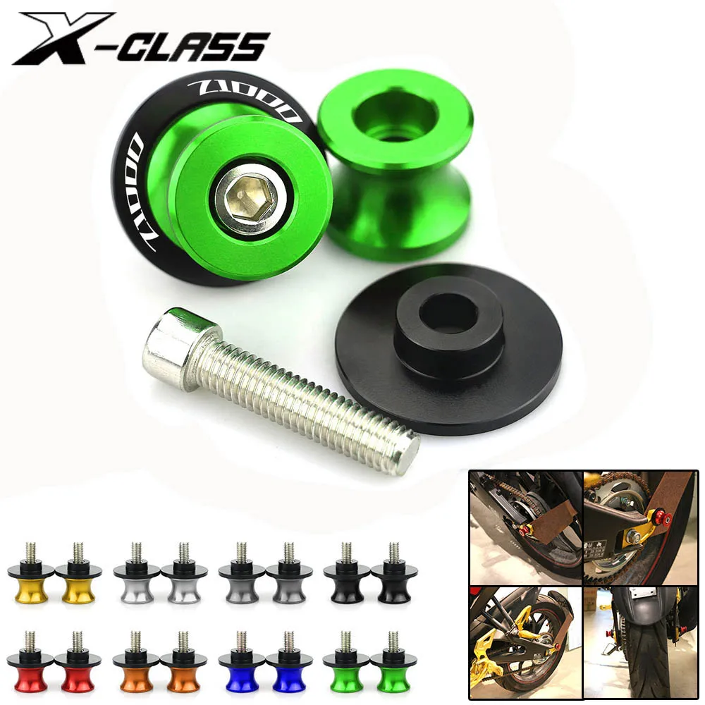 

Катушки для мотоцикла Z1000 с хвостовиком M8, болты-слайдеры с винтовой подставкой, алюминиевые аксессуары с ЧПУ для Kawasaki Z1000 2015-2018 2019