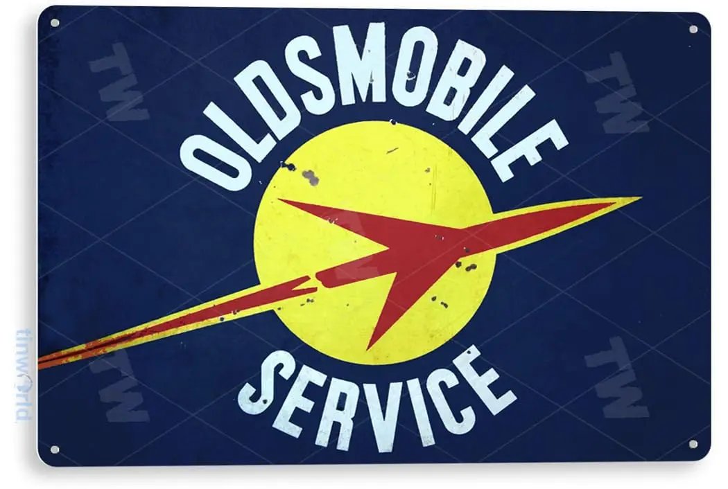 Tinworld оловянный знак Oldsmobile Service металлические декоративные детали автомагазин