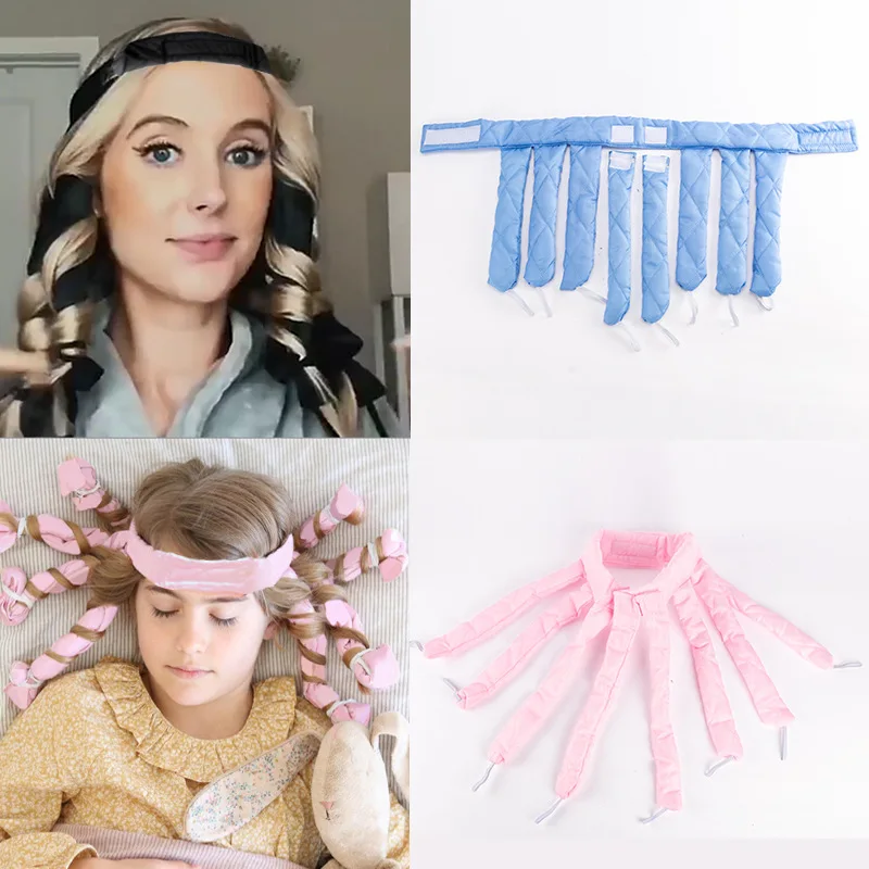 

Octopus Heatless Curling Rod Headband No Heat Hair Curlers Hair Rollers Sleeping Soft Curls Bar Wave Formers Hair Styling Tools