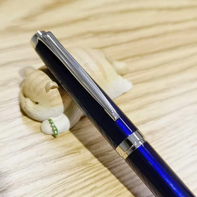 Гелевая ручка BrassMetal CD13 серебристая/белая/синяя 0 5 мм