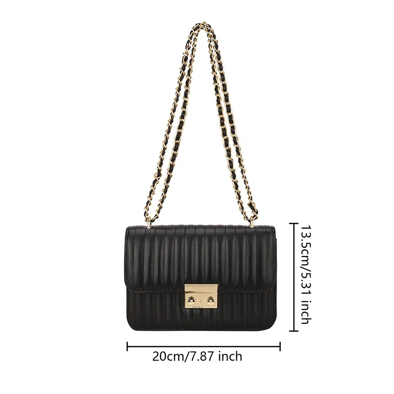 Women Small bag 2023 New Fashion Korean Female Small Square Lady Shoulder Crossbody Bag Messenger Chain Handbag