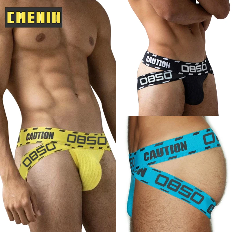 

3Pcs Hip Raise Gay Men's Thong and G String Man Underpants Sissy Cotton Tanga Sexy Men Underwear Jockstrap Panties Lingerie