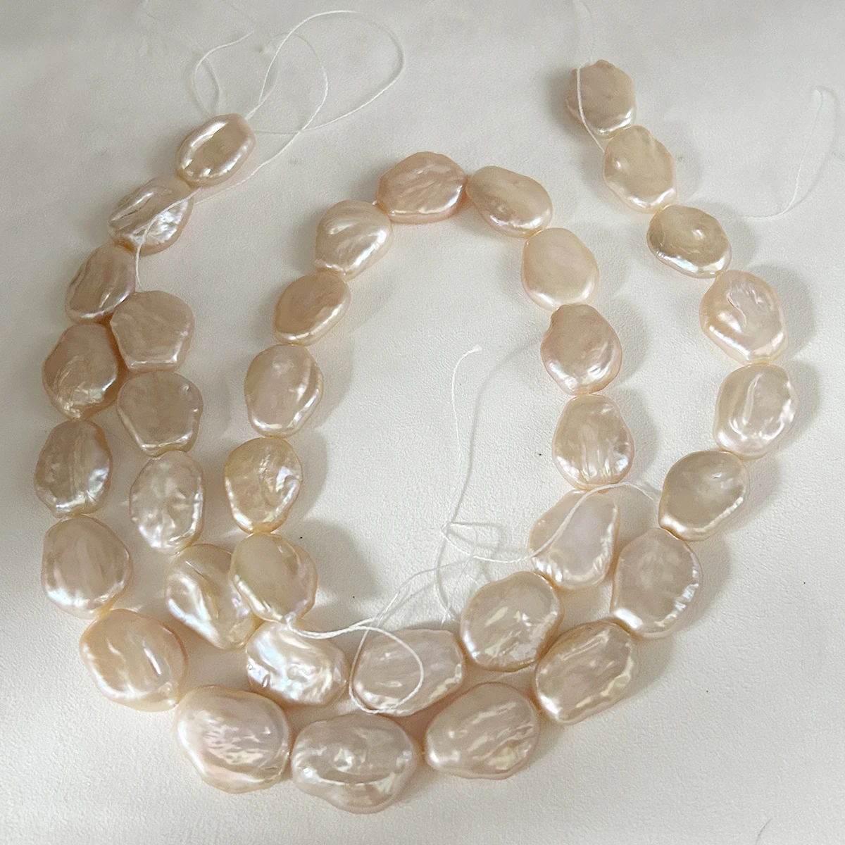 AAA Высокий блеск 16 дюймов 14-28 мм 100% натуральный пресноводный свободный жемчуг с