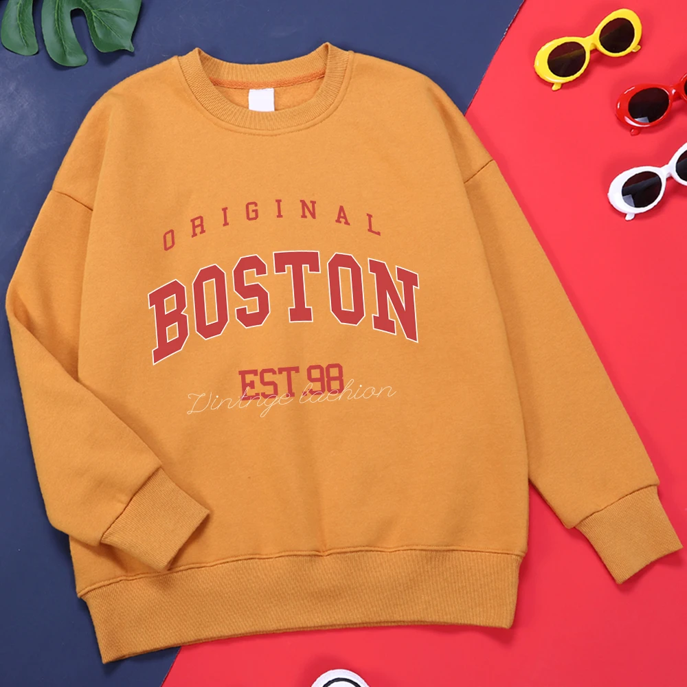 

Original Boston Est.98 Street Letter Male Hoodie Quality Outdoor Hoodies Comfortable Brand Streetwear Fashion Oversized Clothes