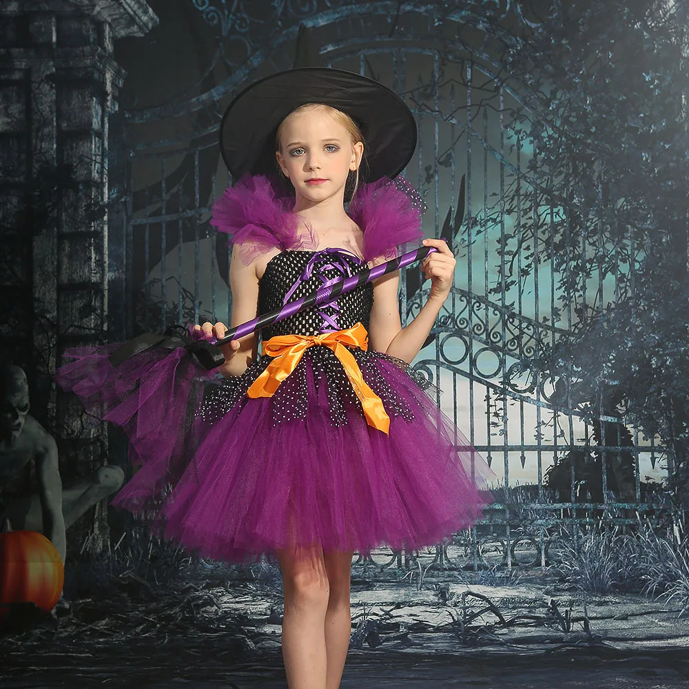 

Платье принцессы, костюм на Хэллоуин, костюм ведьмы, бальный костюм для косплея, детская юбка для девочек, бальное платье, карнавальвечерние
