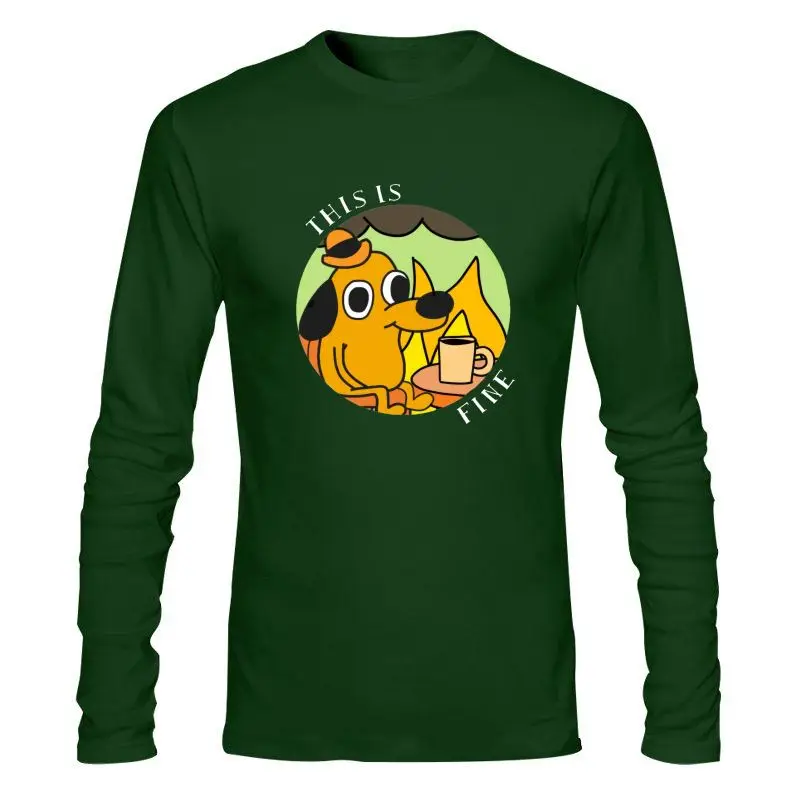 

Одежда для мужчин, новинка, футболка с изображением этого милого героя Gunshow, милая мультяшная собака, милая мультяшная собака, это хорошо, эт...