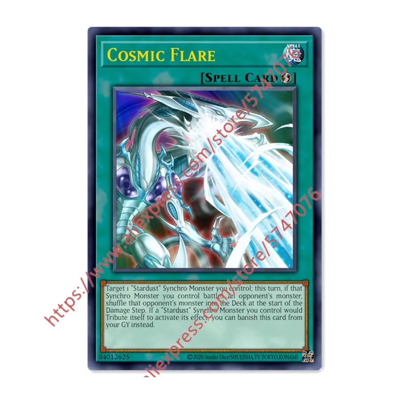 

Yu Gi Oh Cosmic Flare SR Japanese English DIY Toys Hobbies Hobby Collectibles Game Collection Anime Cards