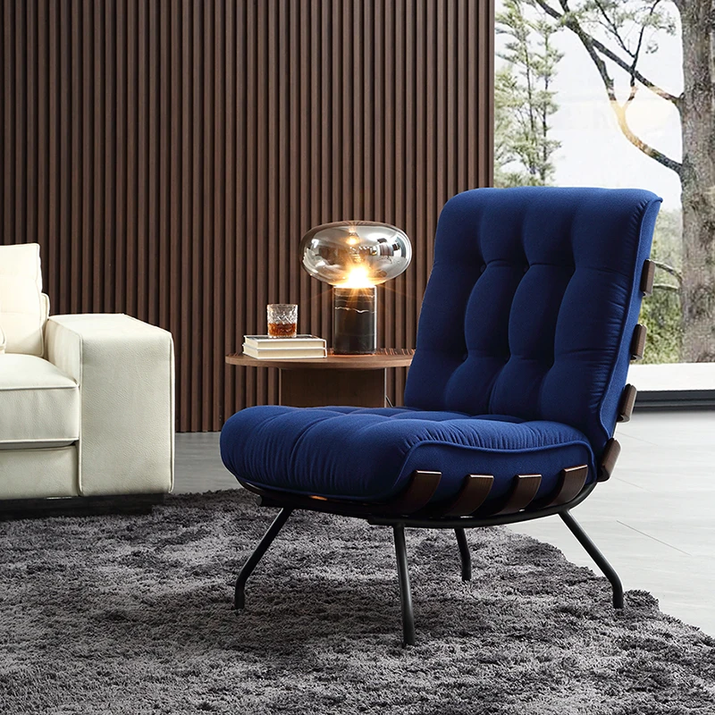 

Hotel Bedroom Aesthetic Chairs Modern Accent Reading Makeup Chair Comfortable Metal Floor Fauteuil Salon Home Furniture WJ40XP