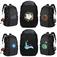 20l 70l backpack rain cover waterproof multipurpose travel pattern print adjustable portable outdoor sport cycling case bag