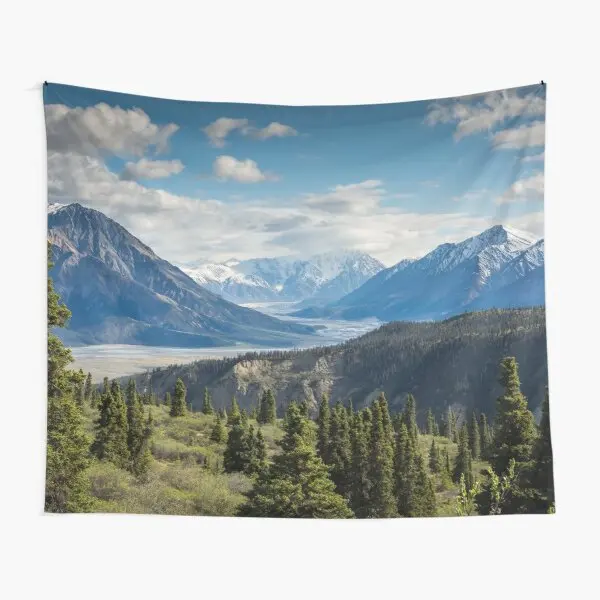 

Forest Mountains River National Park Nat Tapestry Beautiful Towel Decoration Yoga Blanket Art Room Colored Mat Bedroom Printed