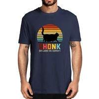 chonk cat scale meme oh lawd he comin funny chonk cat meme funny mens 100 cotton novelty t shirt unisex humor streetwear tee