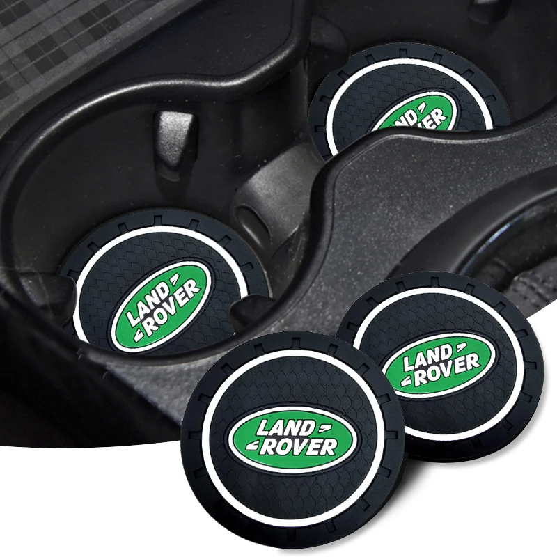 

Car Coaster Cup Water Bottle Anti-slip Pad Mat Car Accessories for Land Rover Evoque Santana Defender Freelander 2 Discovery 1 2