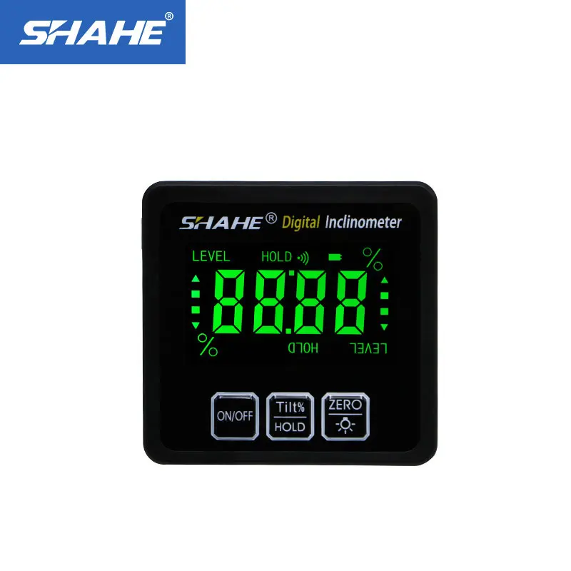 

SHAHE 360° Mini Digital Protractor Electronic Goniometer Inclinometer Digital Level Angle Finder With Magnetic Base