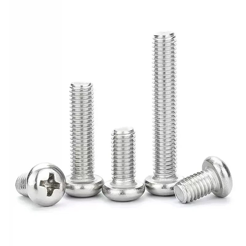 M2.5 M3 M3.5 GB818-85 304 нержавеющая сталь крест Phillips круглая сковорода фотометрическая