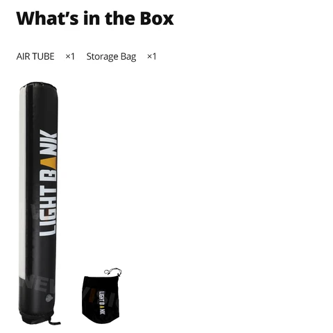 Надувной софтбокс с воздушной трубкой LIGHTBANK для Aputure Nanlite Godox ZHIYUN COLBOR, аксессуары для видеорассеивателя