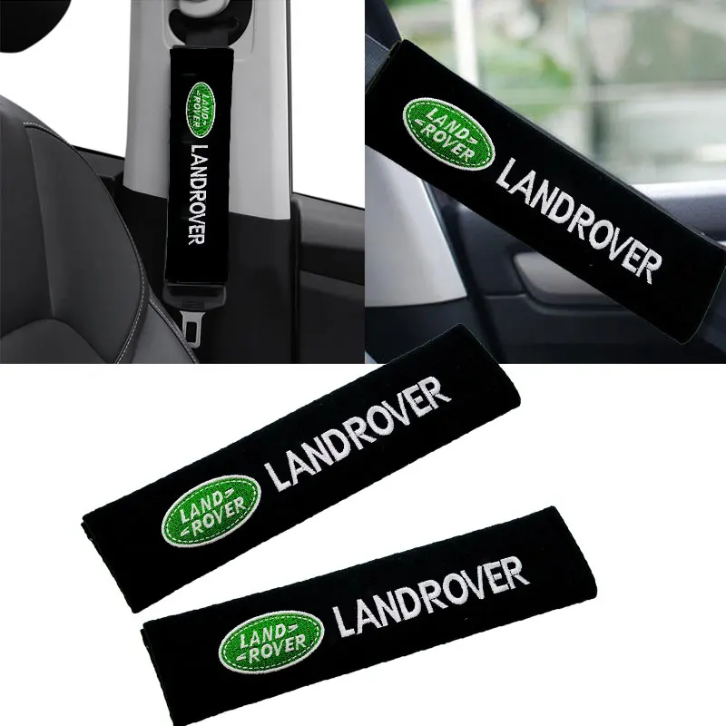 

2pc New Car Styling Car Seat Belt Cover Pads Universal Protector For Land Rover Ranger Freelander Evoque Rover Sport Evoque L322