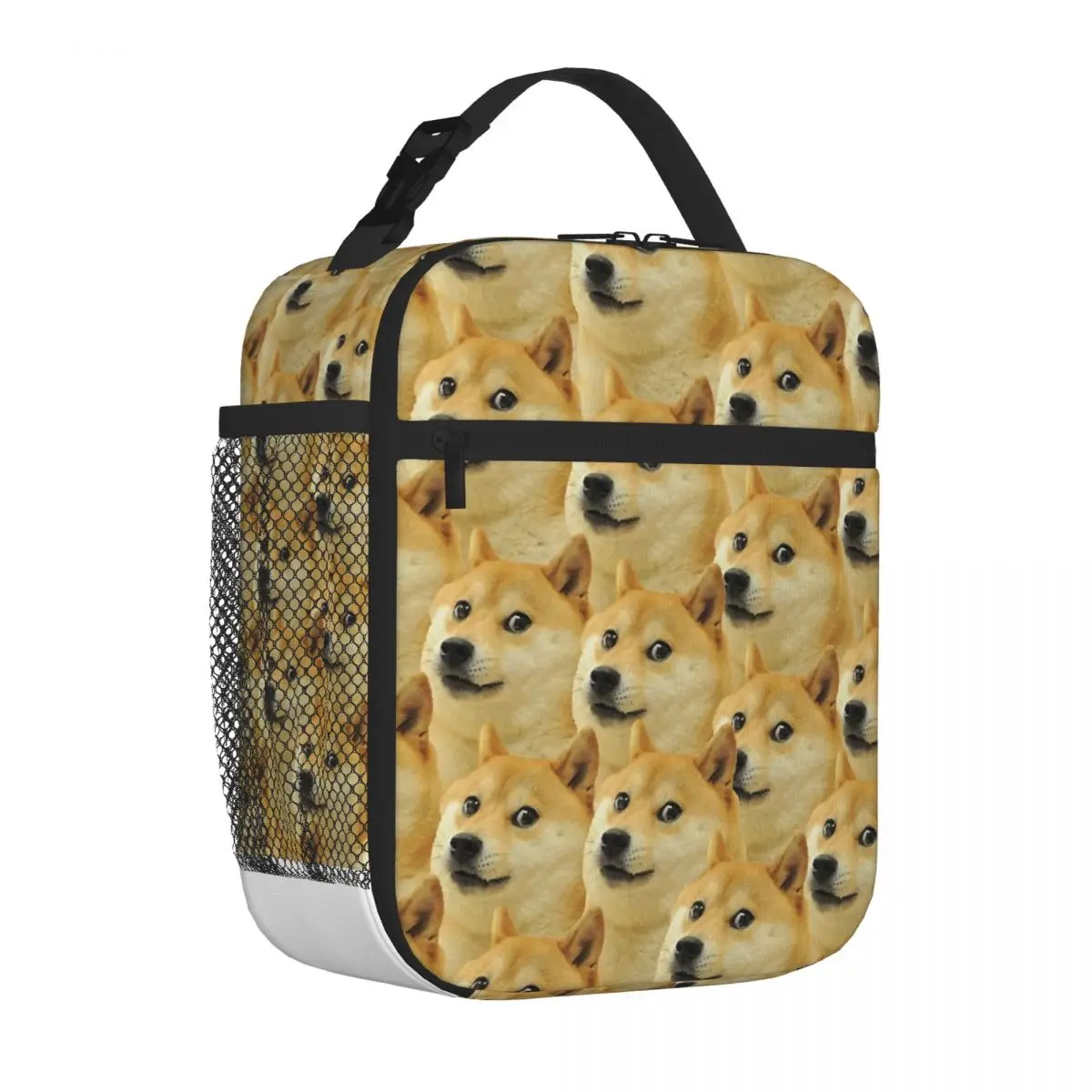 

Doge Сиба ину Inu мемы Изолированные сумки для ланча Термосумка Ланч-бокс es Cooler термоланч-бокс сумка-тоут для женщин студентов