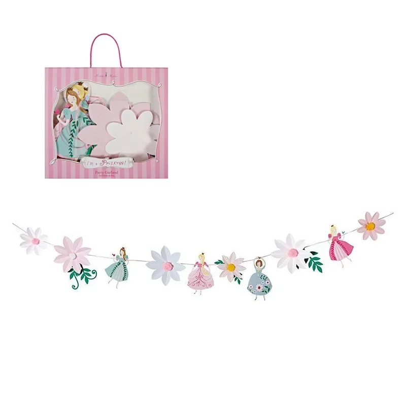 

Пастельный розовый, синий, желтый, подвесной баннер принцессы с единорогом, фон для дня рождения, детского душа, вечерние украшения для детской комнаты для девочек