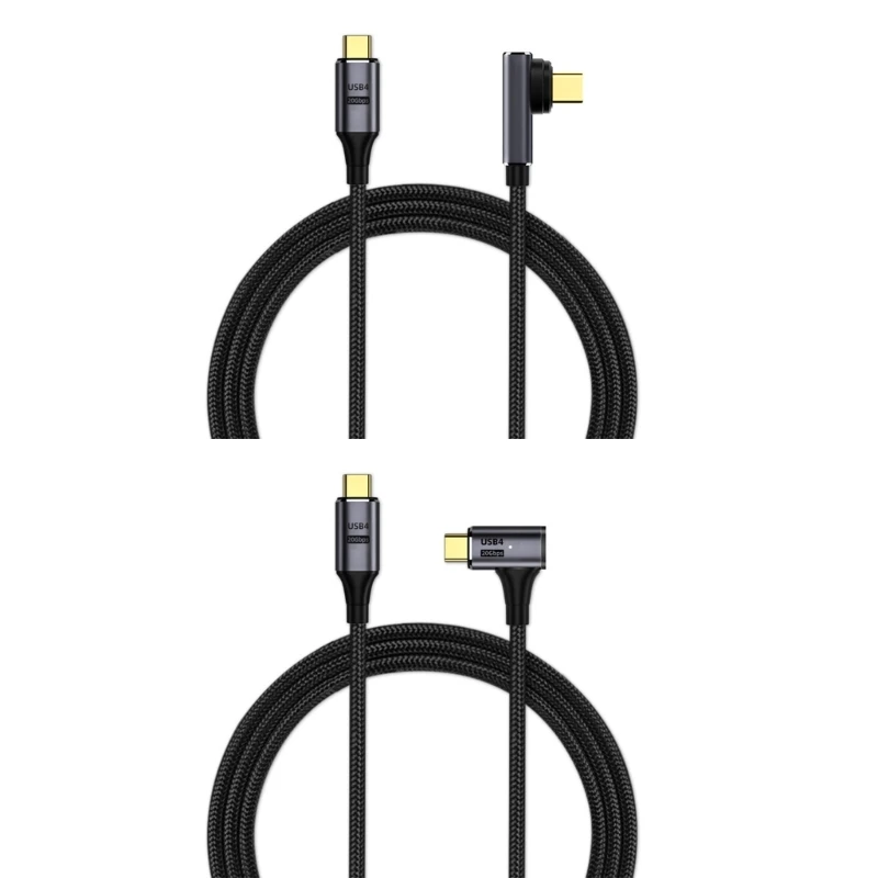 

USB 4 Cable 100W Charging Cord 20Gbps Data Transfer Cable 8K Video Output 100W Charging Cord 7680x4320p Resolution