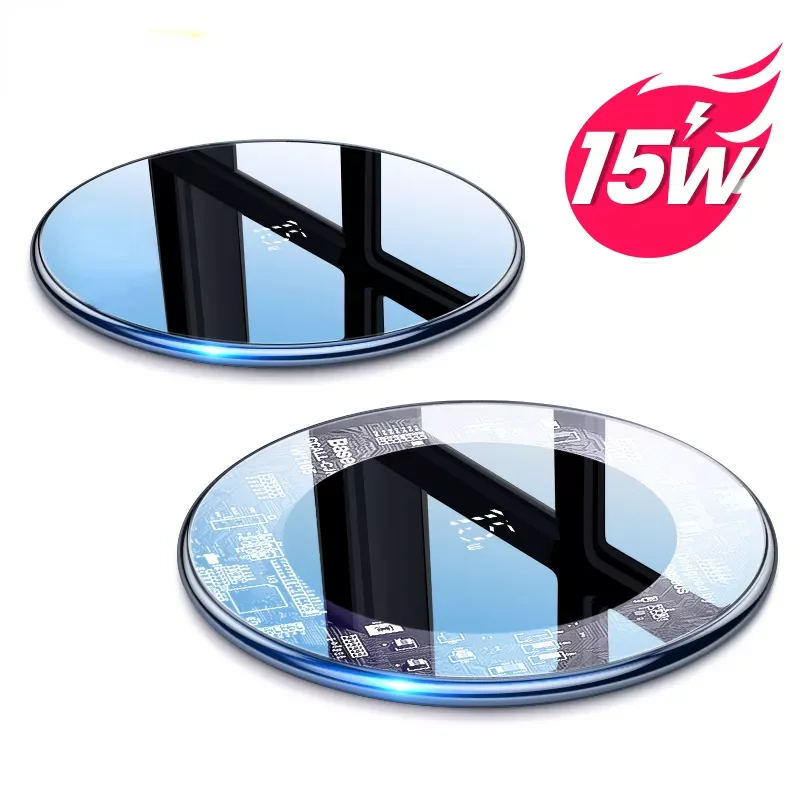 

15W Wireless Charger 13 12 Pro Max Xs Fast Wireless Charging Pad for 10
