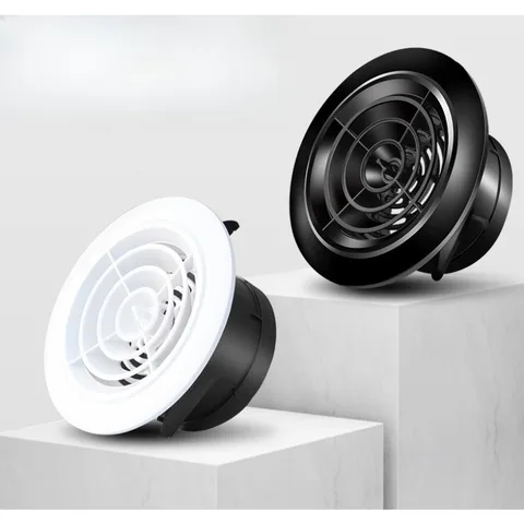 125/150 мм круглый вентиляционный выпускной колпак клапан решетка диффузор воздуховод вентиляционная крышка циркуляция воздуха вращающийся ABS Регулируемый