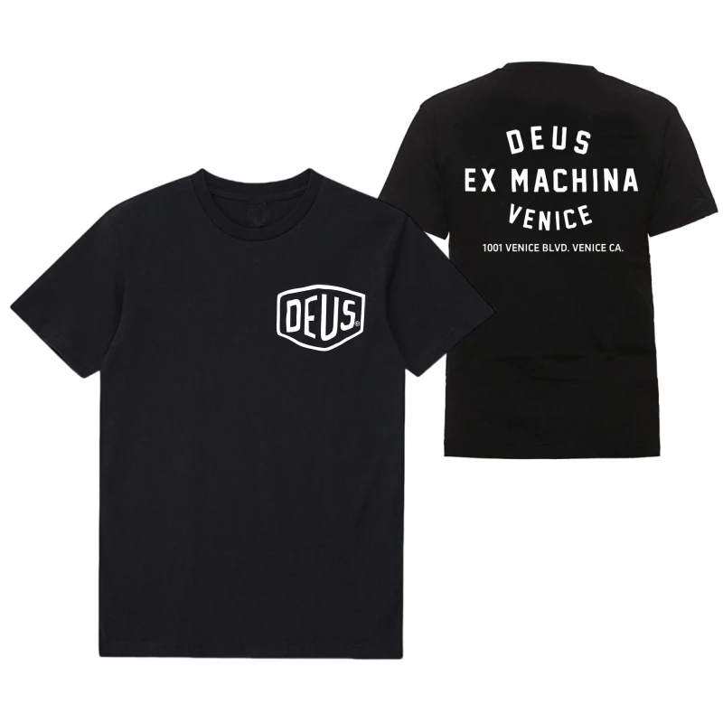 Лето 2022 новинка DEUS EX MACHINA мужская и женская футболка в стиле ретро Y2K повседневная
