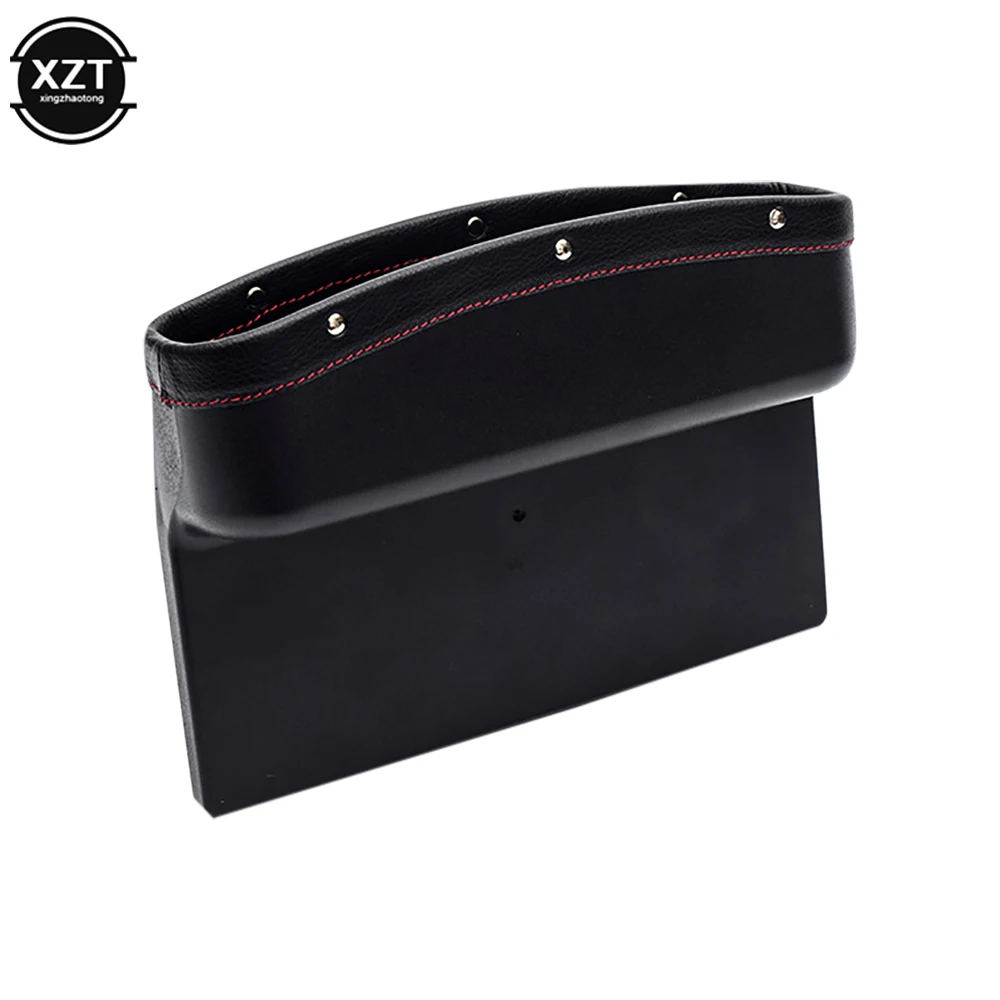 

Universal Car Organizer Seat Crevice Storage Box PU Leather Car Organizer Cup Holder Auto Side Pocket for Stowing Tidying