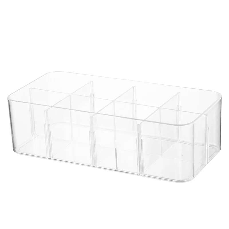 

Detachable Split Socks Storage Box New Transparent Partition Compartment Underwear Finishing Storage Box Home Organizer Gadget