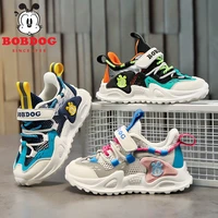 bobdog new breathable mesh sports shoes summer elementary school childrens large net shoes boys and girls