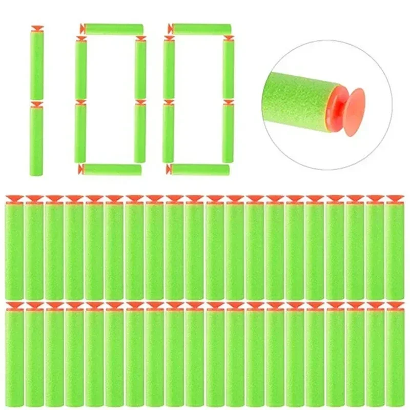 100 шт. 7 2*1 3 см всасывающие дротики совместимые с игрушечным пистолетом аксессуары