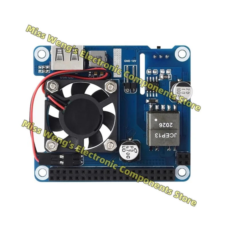 Raspberry Pi 3/4B POE Ethernet Плата расширения модуль поддерживает 802.3af/at сеть PoE HAT (C)