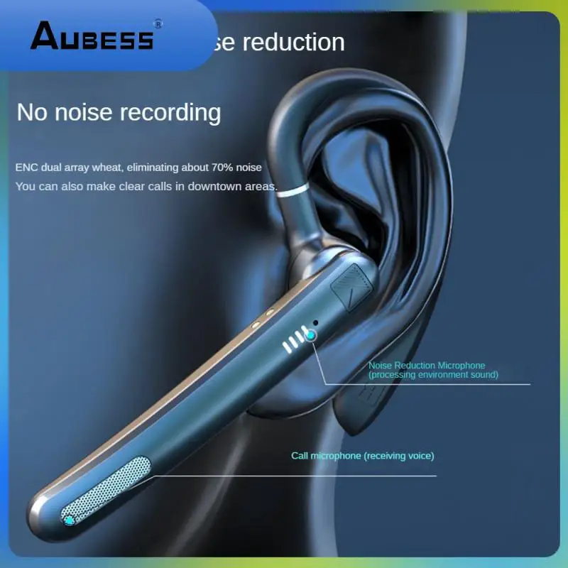 

Double Label Noise Reduction Earphone Mono Wireless Headset Longer Range Sports Headset Intelligent Noise Reduction