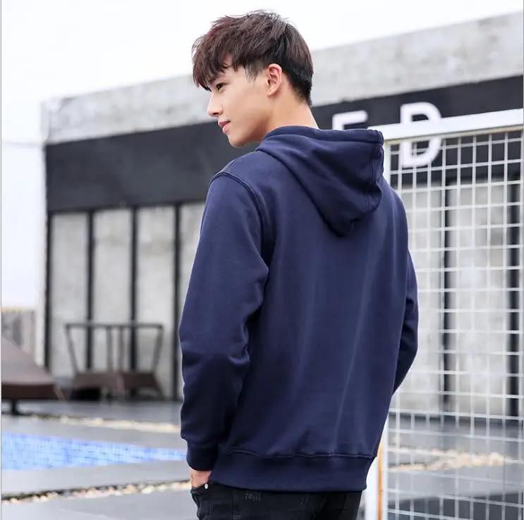 

2023HOT 2019 New Spring Fashion Men's Hoodies Autumn Male Casual Hoodies Men's Solid Color Hoodies Sweatshirt Top