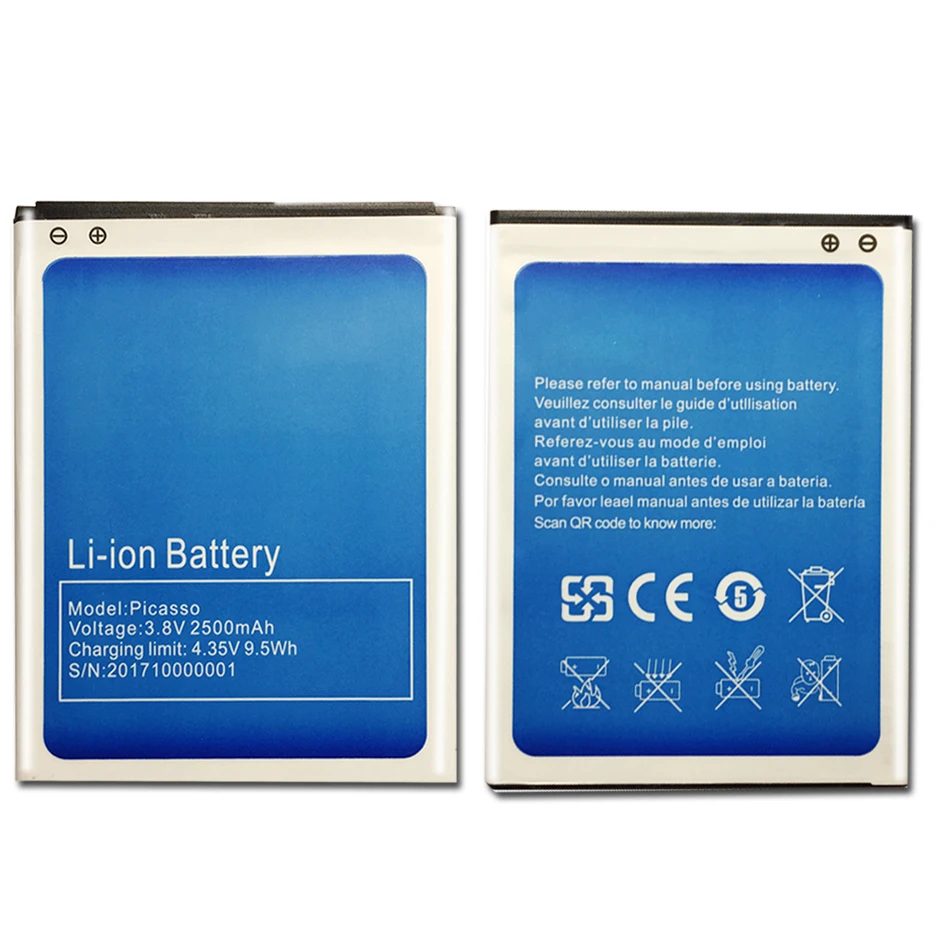 

Mobile Phone Battery For BLUBOO PICASSO 2500mAh